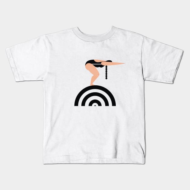 Focus and Go Kids T-Shirt by damppstudio